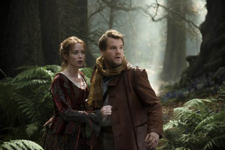Emily Blunt into the woods